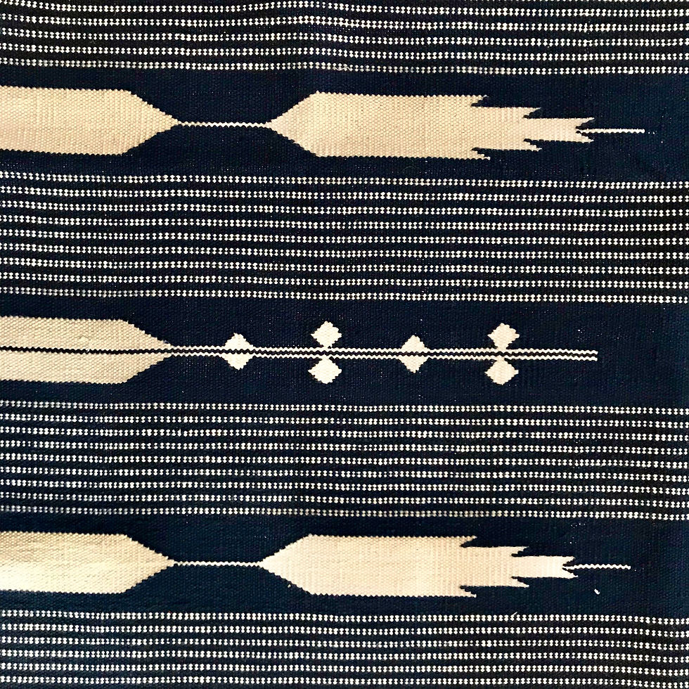 Thumbnail: Shabnam: Handwoven cotton dhurrie (Ready-to-ship)