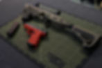 FAB Defense KPOS AMP M4 Chassis mit Mantis Titan X und Magazin als modulares Laser- und Dryfire-Trainingssetup