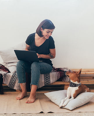 Woman With Laptop
