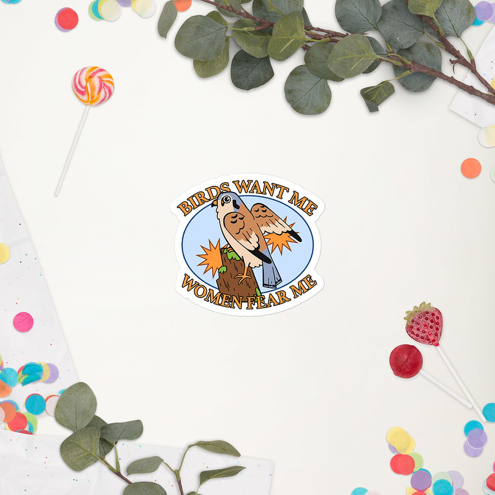 Thumbnail: Birds Want Me - Bubble-free stickers