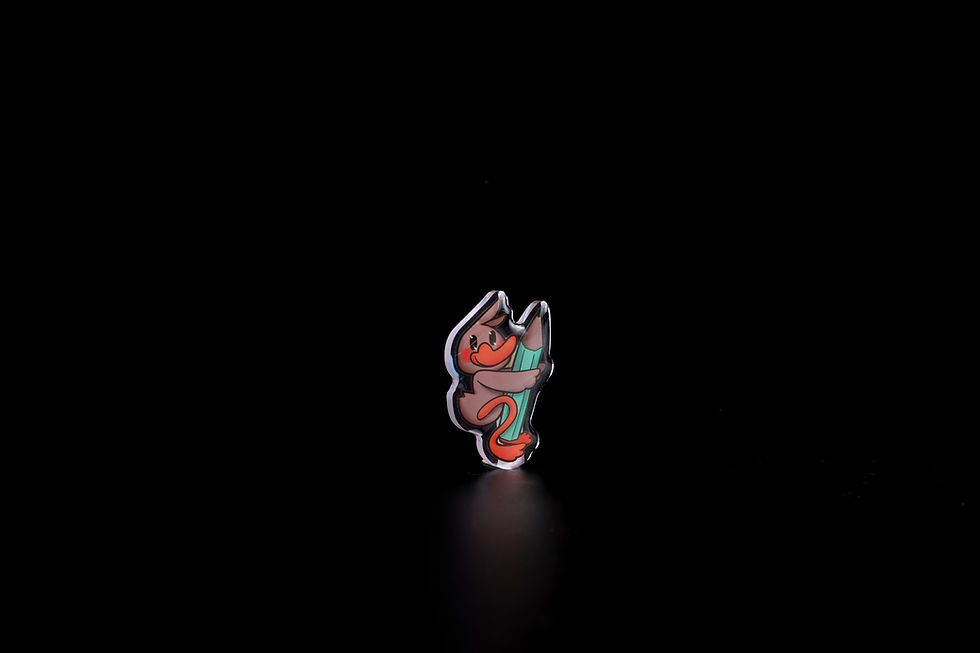 Thumbnail: CapeTeal Clear Acrylic Pin - Limited Edition