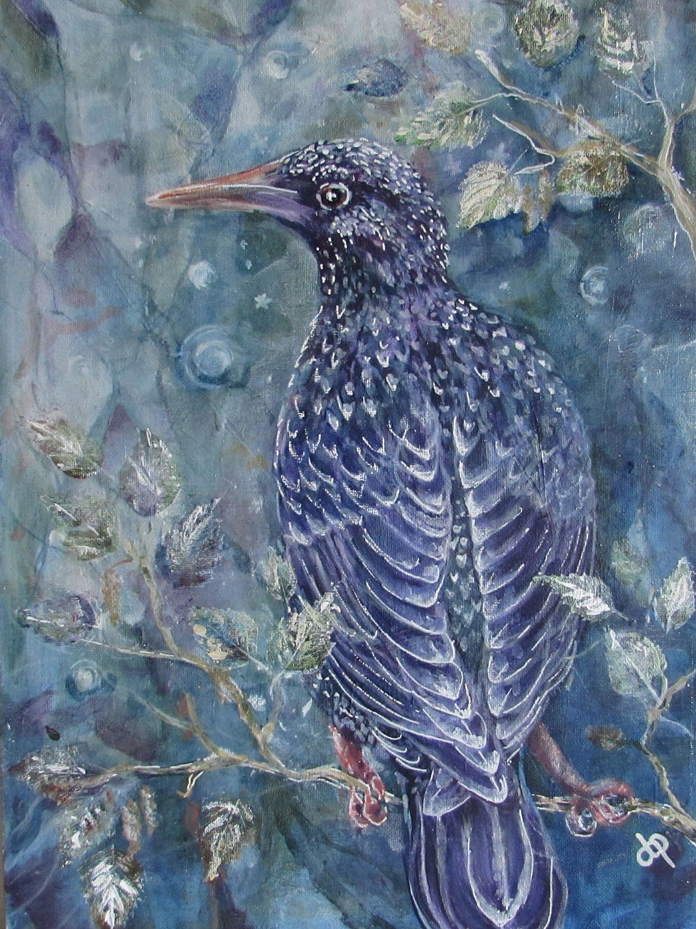 Thumbnail: The Starbird Sings (Diptych)