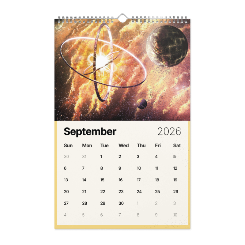 Thumbnail: Space Viking Productions 2026 Calendar
