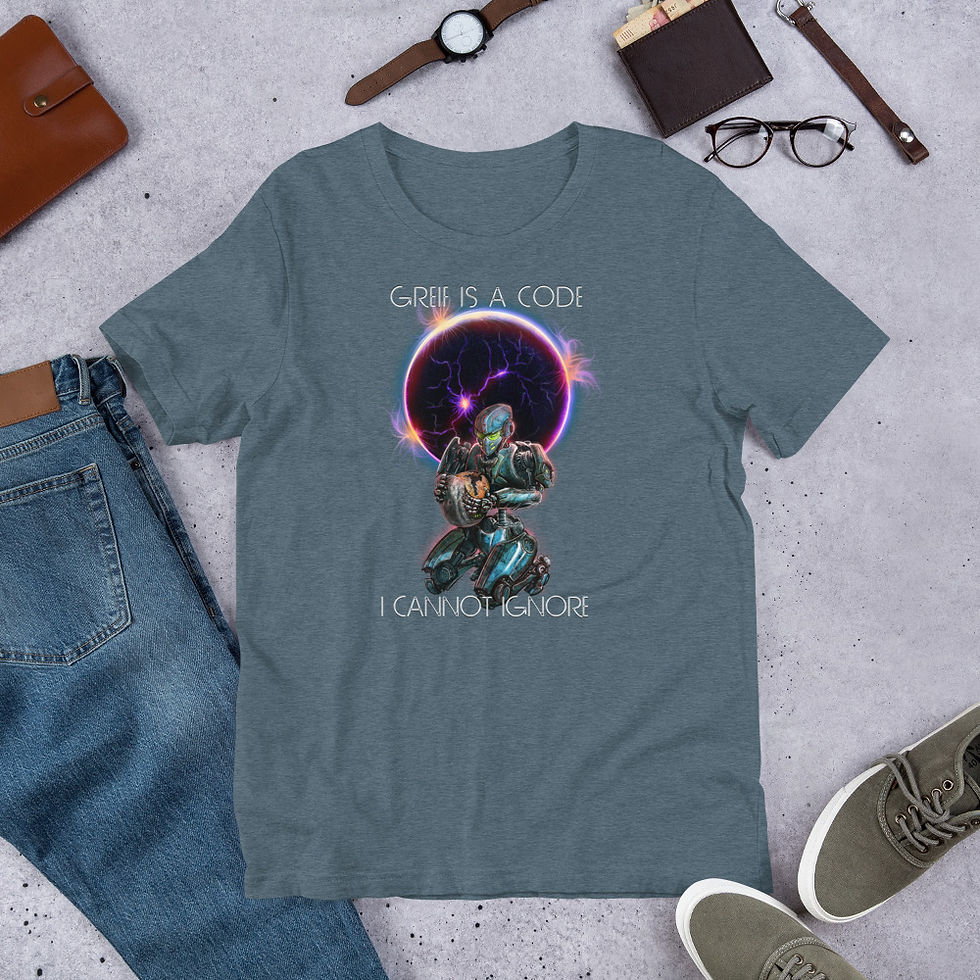 Thumbnail: Grief Is a Code I Cannot Ignore – Graphic Tee