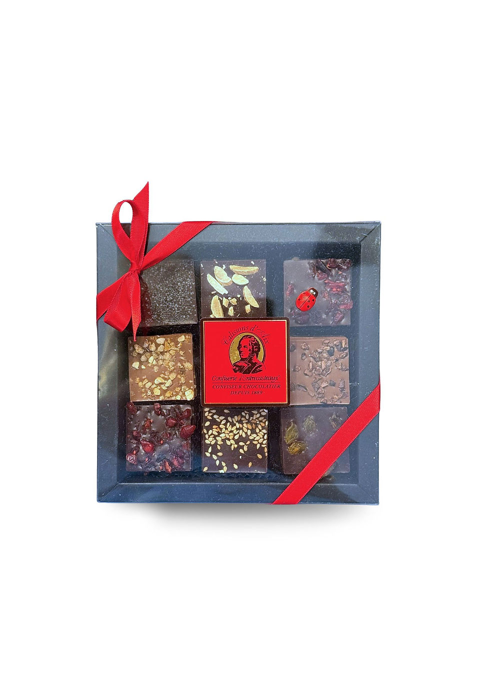 Carrés croquants chocolats