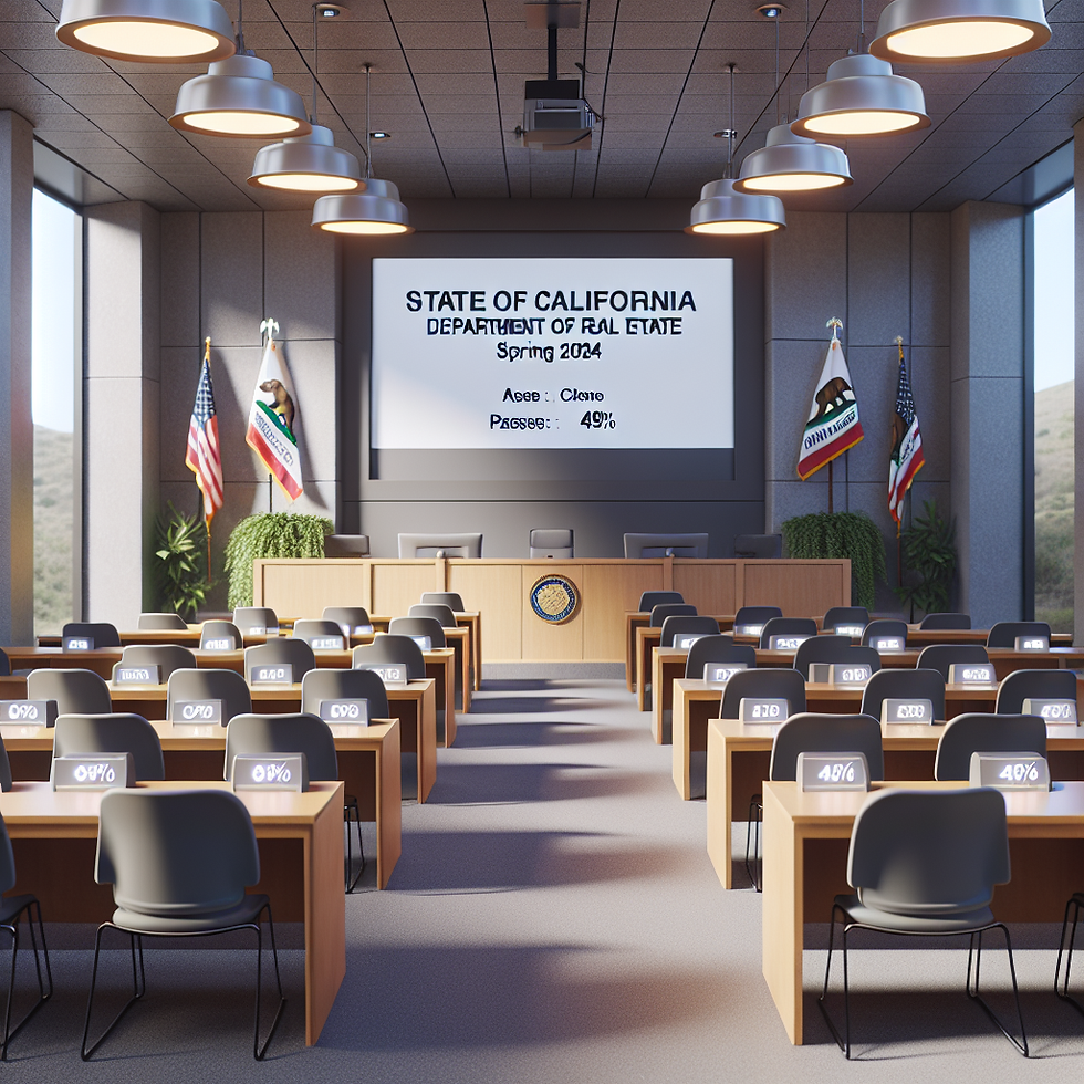 Unveiling the Reality: Examining the State of California Salesperson Exam Passing Rates