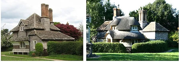 cottages at Blaise, near Bristol
