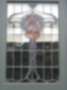 Details of the Art Nouveau Stained Glass