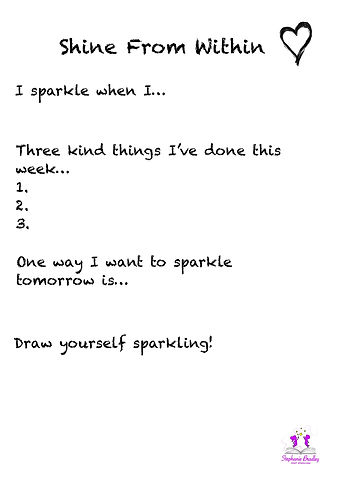 sparkle prompts for discussion and to further learning and understanding