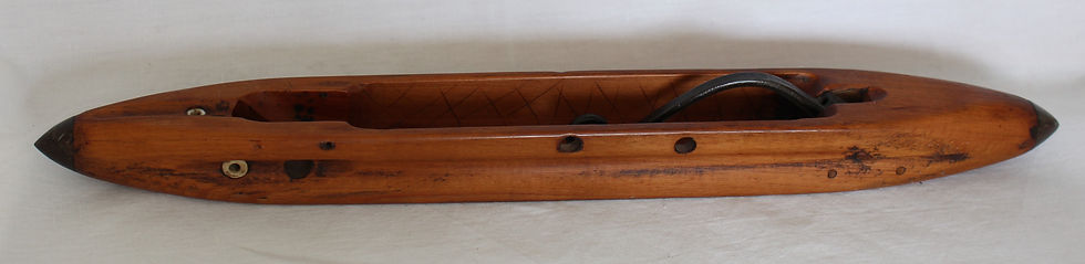 Miniature : Navette en bois