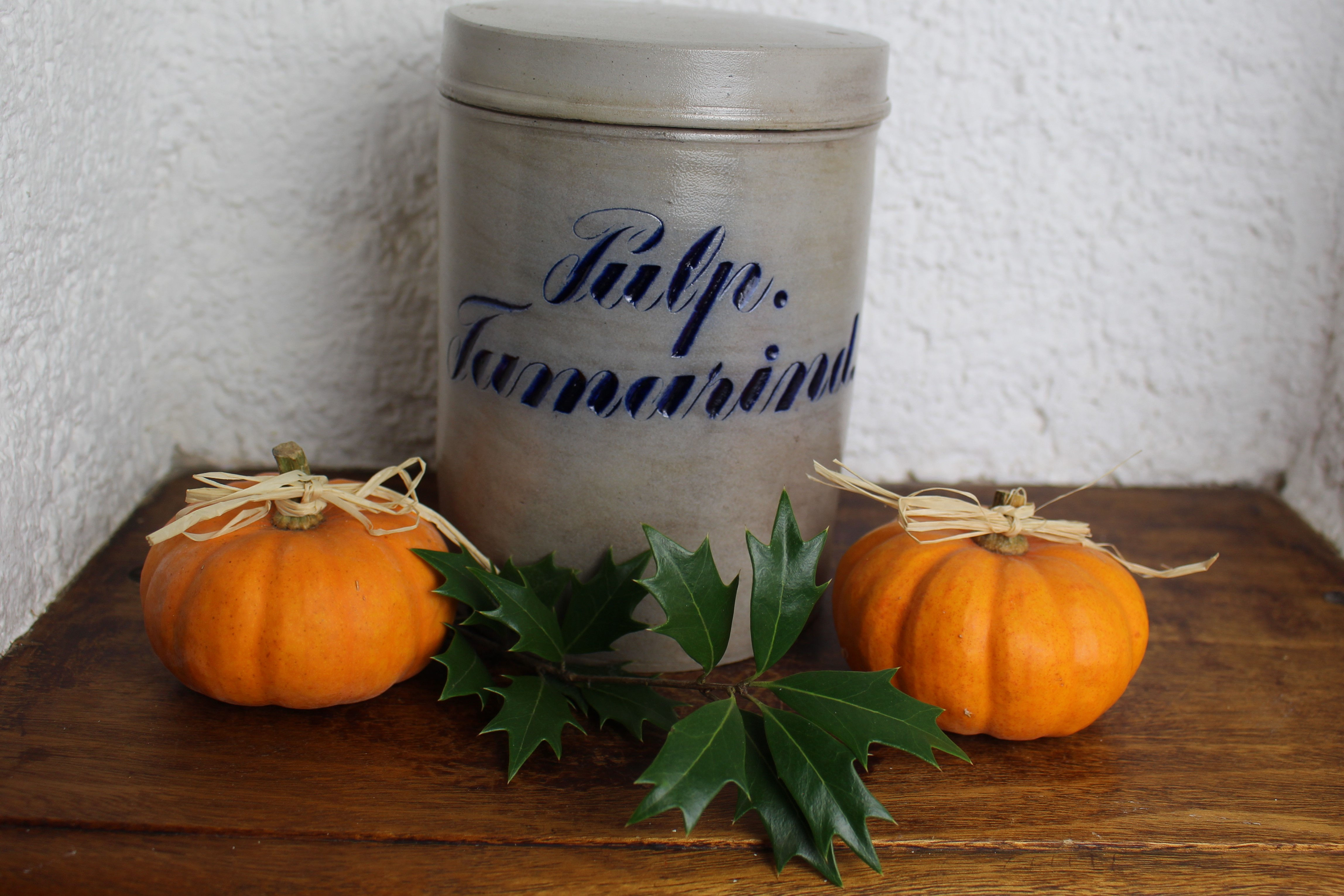 Pot pharmaceutique en grès vernissé