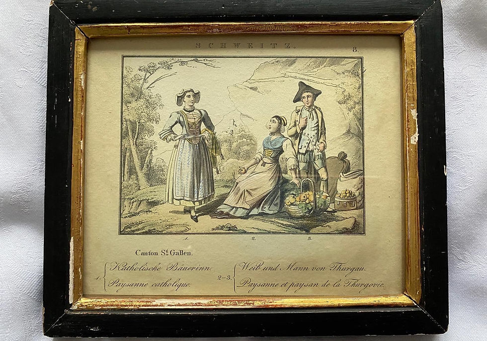 Miniature : 4 Gravures XIX