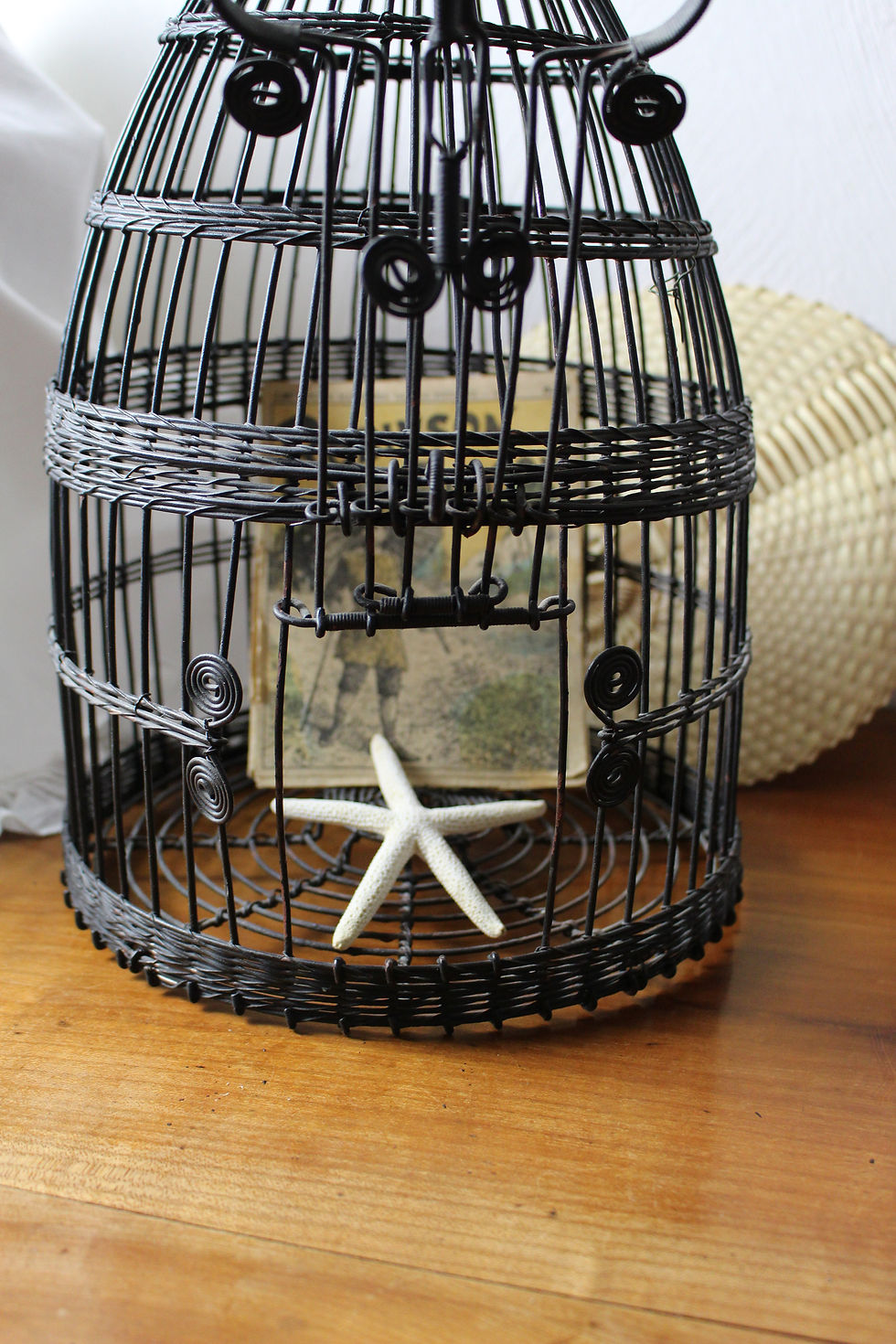 Miniature : Cage à oiseaux ancienne
