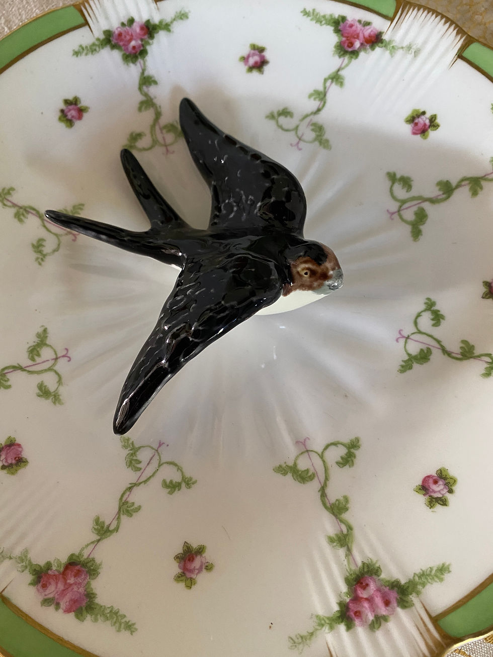 Miniature : Plat à gâteau en porcelaine anglaise
