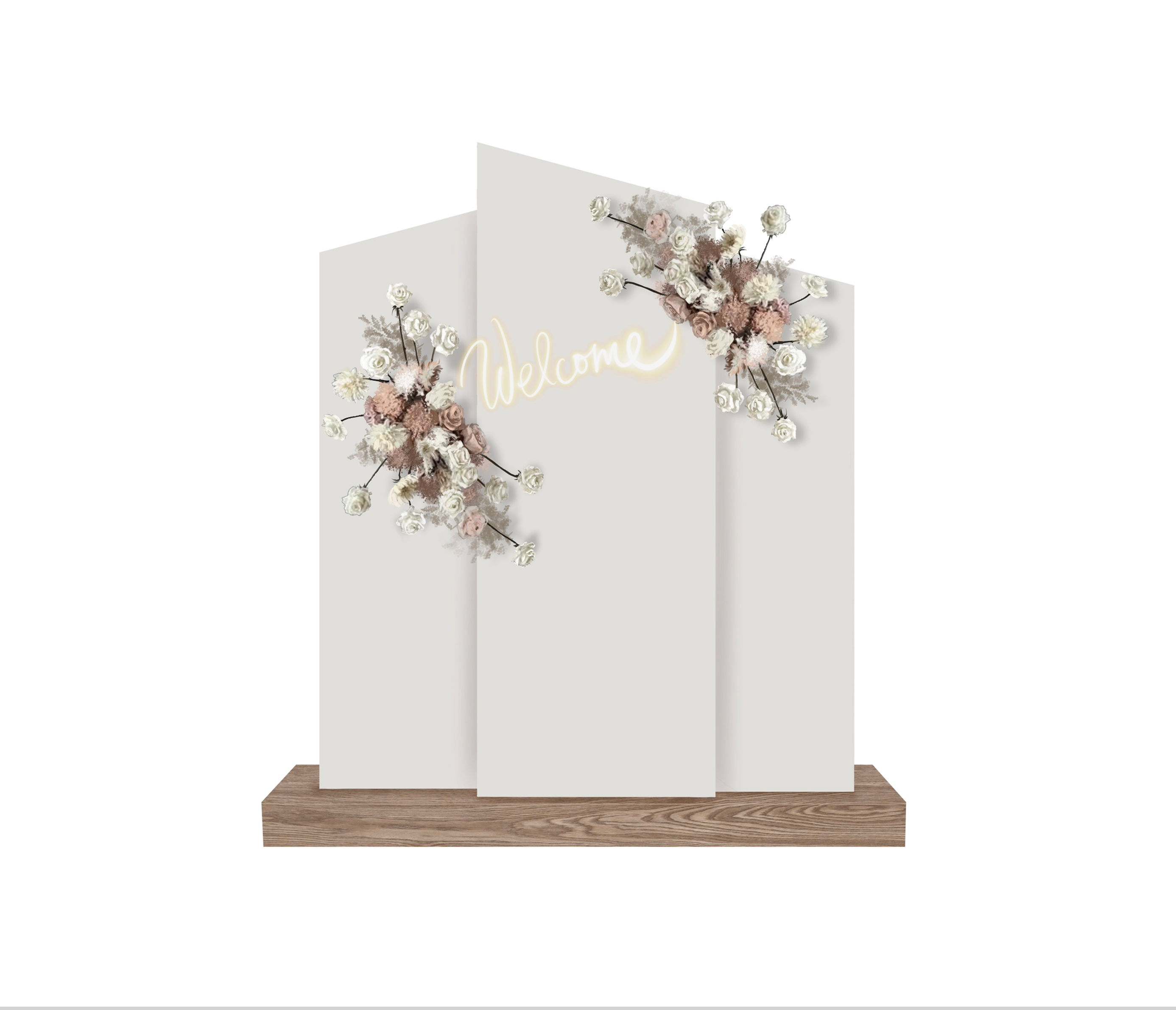 AUFSTELLER "WHITE LOVE"