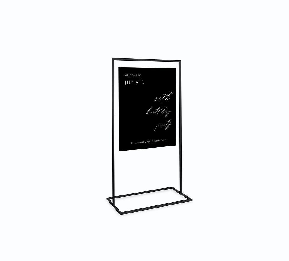 Miniaturbild: AUFSTELLER | SIGN HOLDER METALL -SCHWARZ