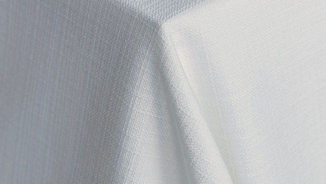 LEINENTISCHDECKE OFF WHITE