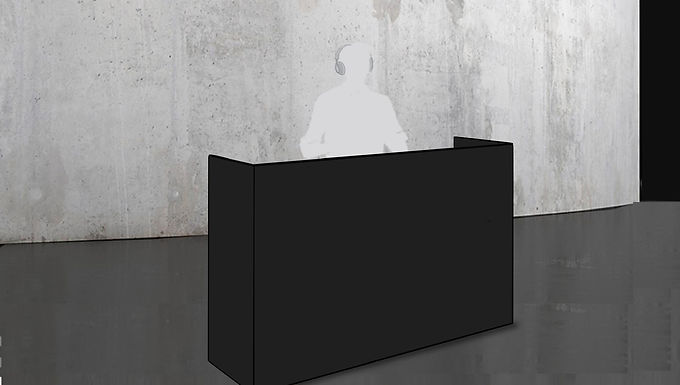 DJ PULT - DJ BOOTH BLACK