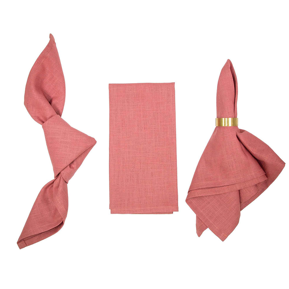 LEINENSERVIETTE ROSENHOLZ | ROSEWOOD