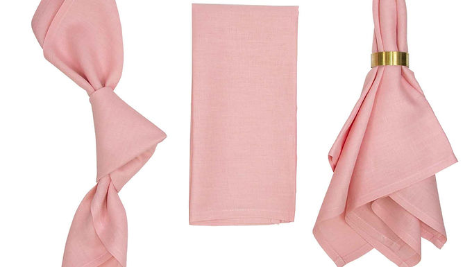 LEINENSERVIETTE BLUSH