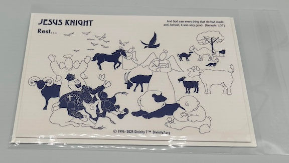 Thumbnail: "Jesus Knight" Notecards