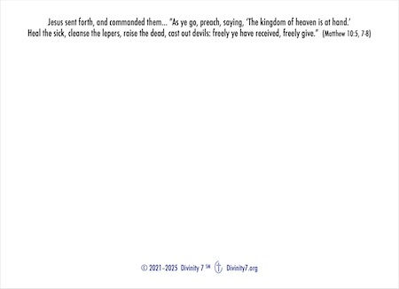 Thumbnail: "Let My People Go" Notecards
