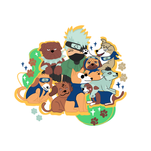 kakashi e seus dogs localizada branco.png