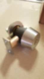 Deadbolt lever doorknob high security lock