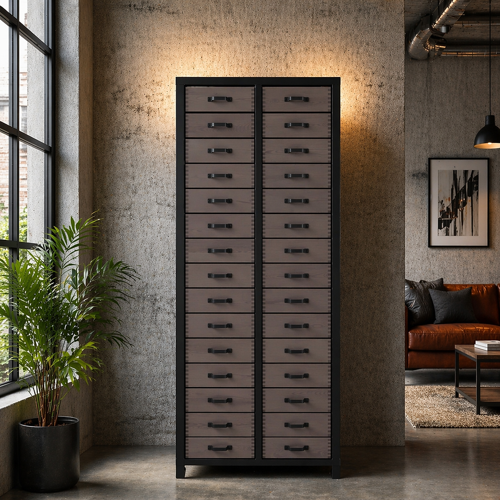 Miniaturbild: KR34 DDR Schubladenschrank, Werkzugschrank Groß 34 Schubladen