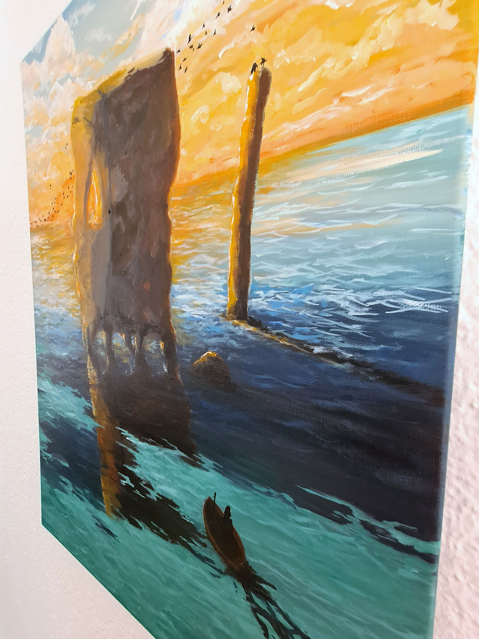 Miniaturbild: Wasserobelisk in Öl   70x50