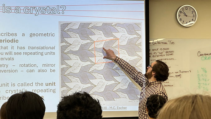 Crystallography Lecture with Dr. Bernbeck (GaTech) and Crystallization Workshop