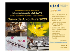 Curso de Apicultura na UTAD