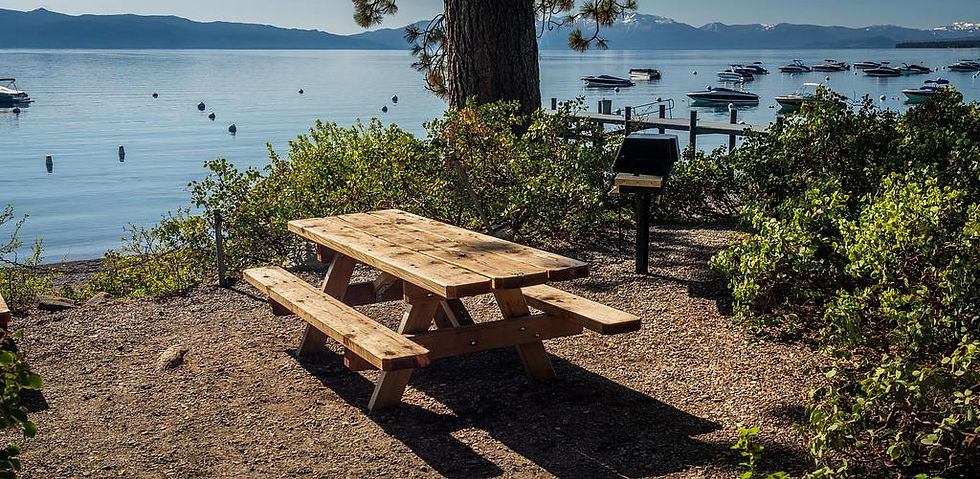Picnic tables
