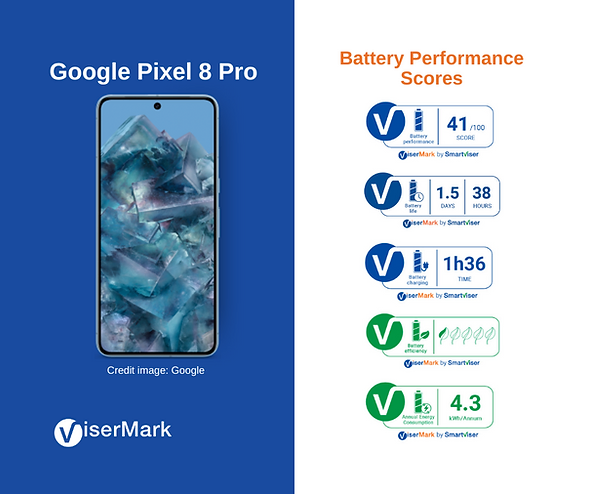 ViserMark Labels of the Google Pixel 8 Pro