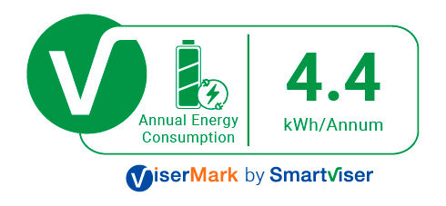 ViserMark Label for Annual Energy Consumption indicating 4.4 kWh/Annum