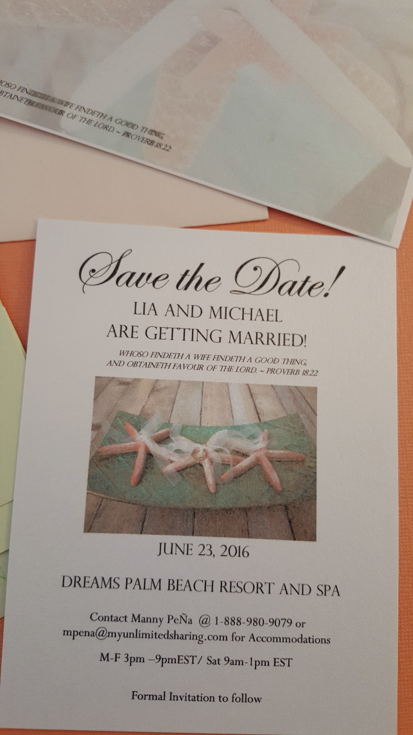 Lia's Save the Date