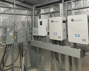 KOBANI KAWANA KWP 8 KW SOLAR SYSTEM, WITH 20 KWH LITHIUM ION BATTERY BANK INSTALLED BY ELCICS LTD (MATURA TRINIDAD)