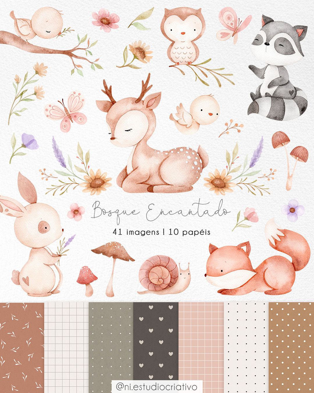 Kit Digital Bosque Encantado