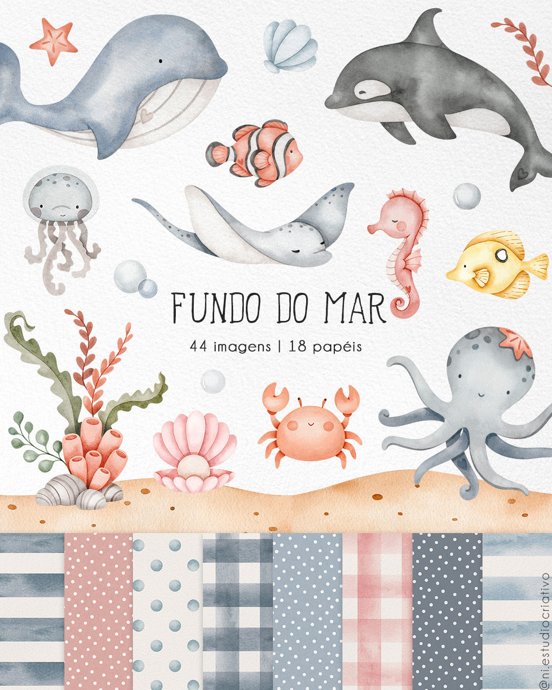 Kit Digital Fundo do Mar