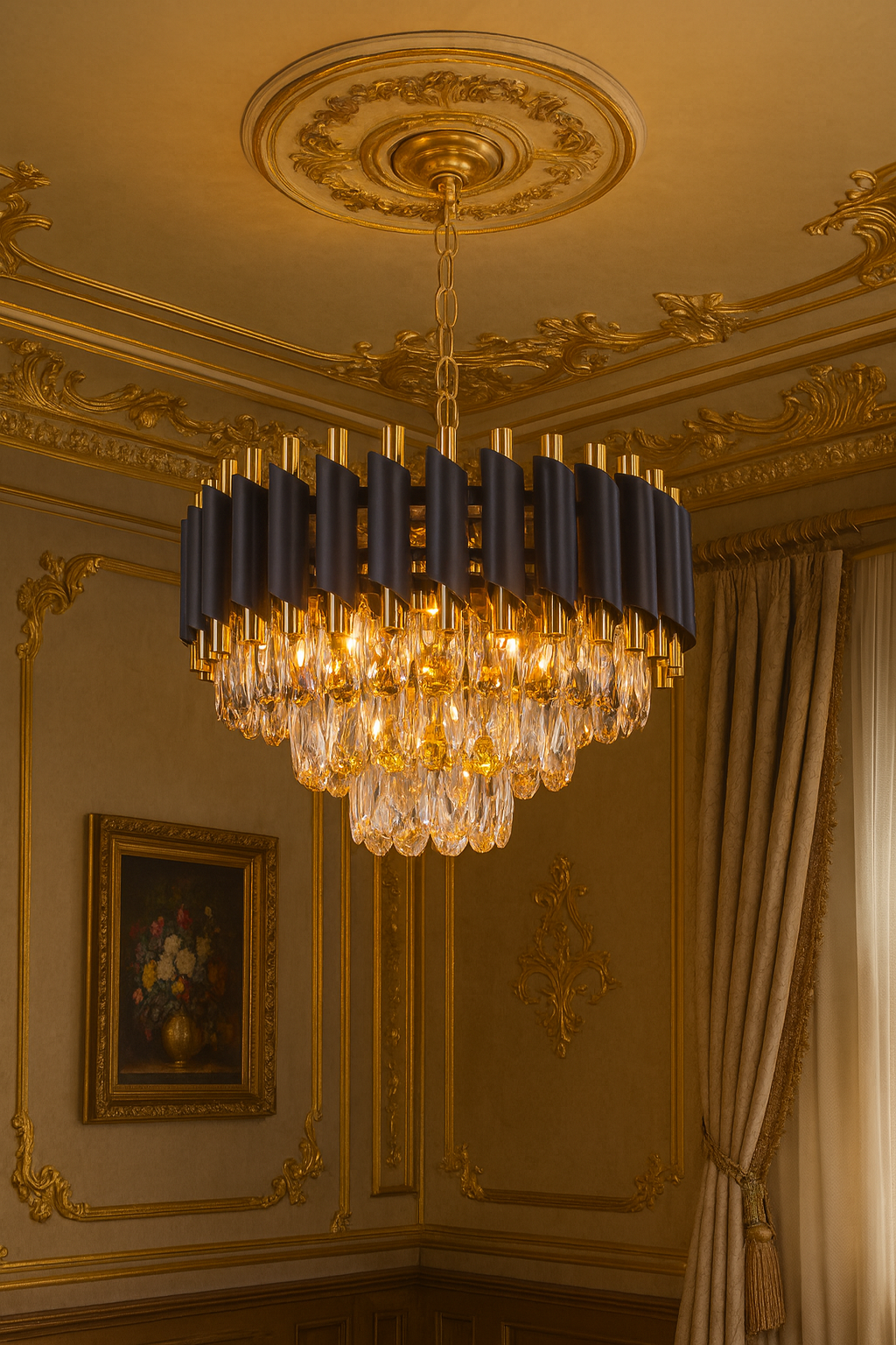 Aurora Luxury Modern Crystal Chandelier