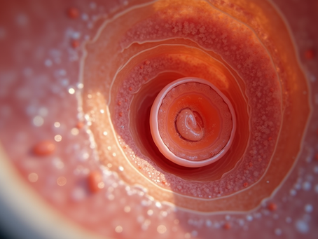 Image of a human cochlea