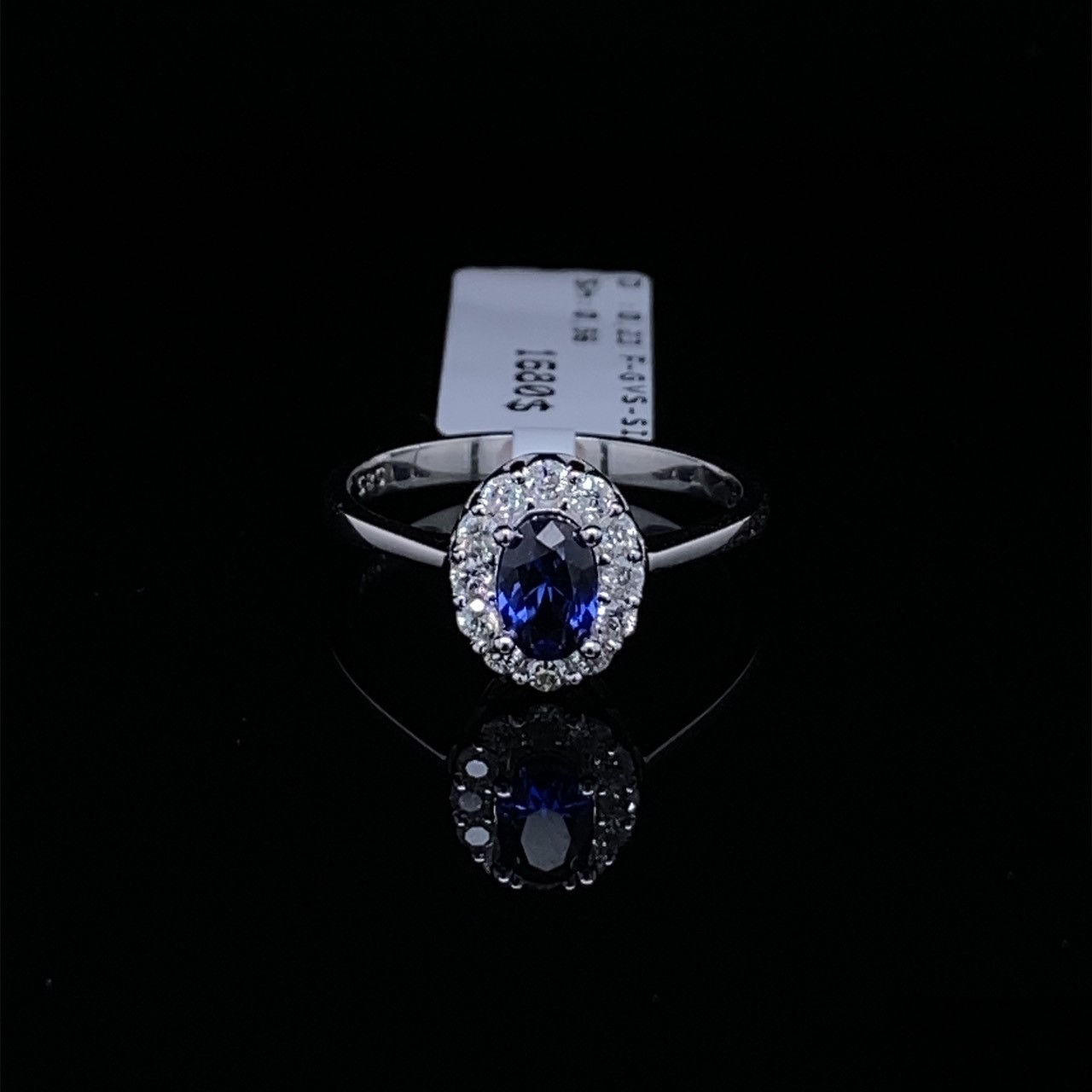 0,79 Karat Safir Pırlanta Yüzük