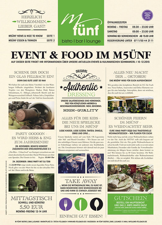 grafikdesigner grafik design grafikdesign grafiker grafikerin esslingen am neckar konzeption text gestaltung layout logo flyer broschüre corporate design messe fotografie photoshop bliss grafik freelance speisekarte