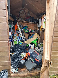 shed full of unwanted items