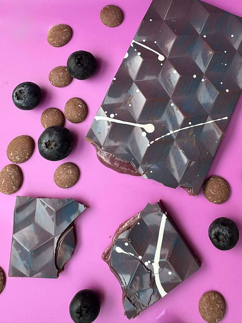 blueberry chocolate bar