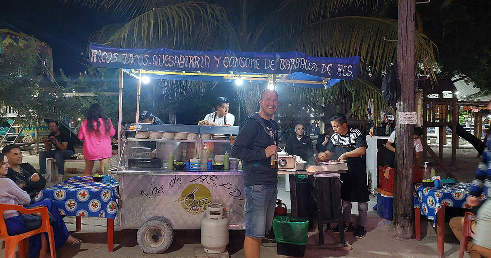 Los Tacos de Barbacoa food truck, Isla Holbox, Mexico