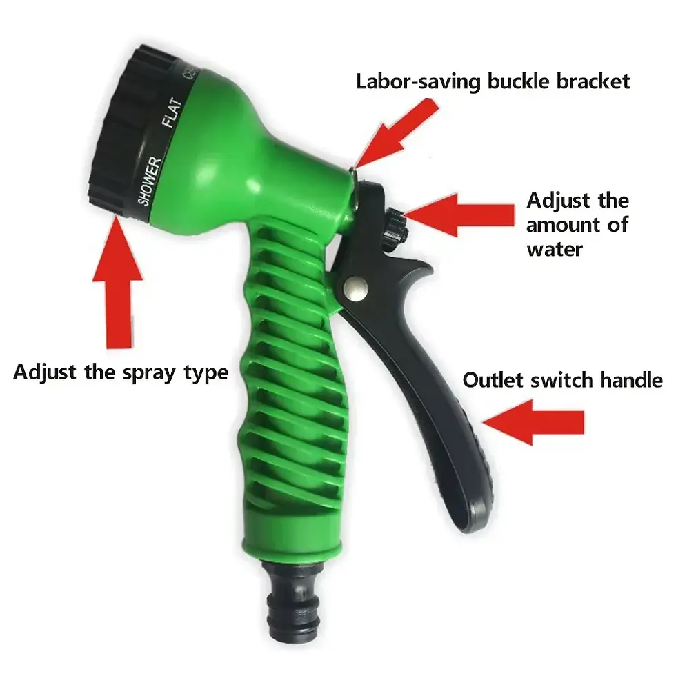 Thumbnail: 25FT-125FT Expandable Magic Hose Lightweight Design Durable Materials 7 Speeds