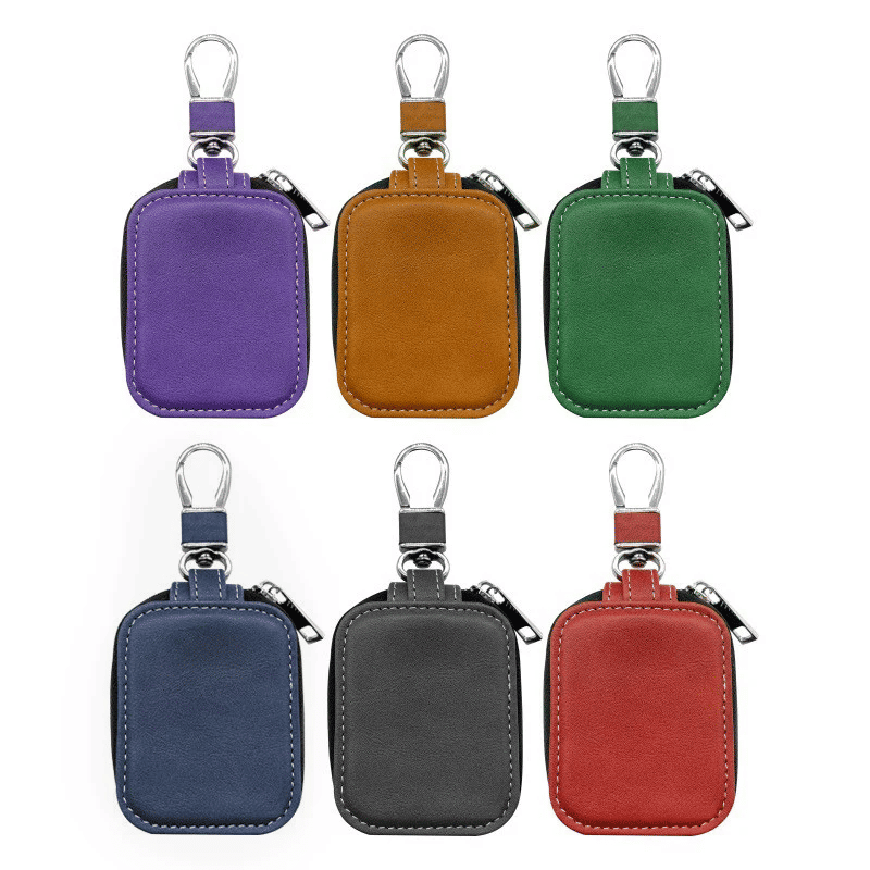 Universal Luxury Shockproof Zipper PU Leather Wireless Earphone Cover Case Fit