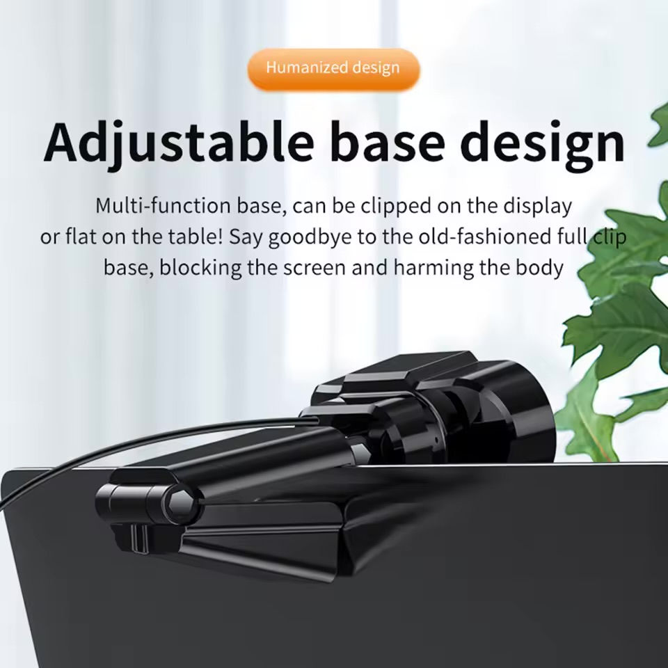 Thumbnail: USB Computer Webcam Camera 480p-4K HD Auto Focus PC Mic Video Calling Teaching