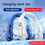 Thumbnail: Hanging Neck Fan Digital Display Power Ventilador Bladeless Neckband Fan Portab
